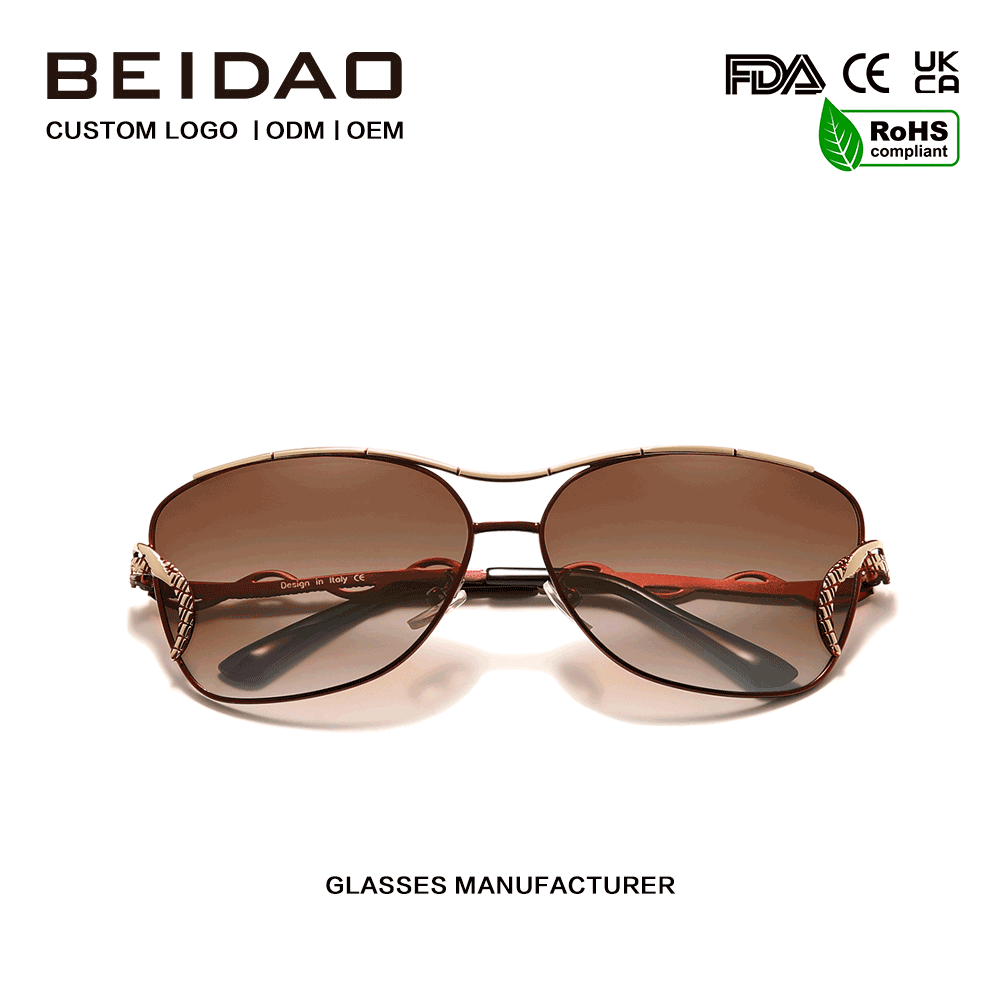 2026 Big Full Rim Gradient UV400 Protection Solbriller Kørsel