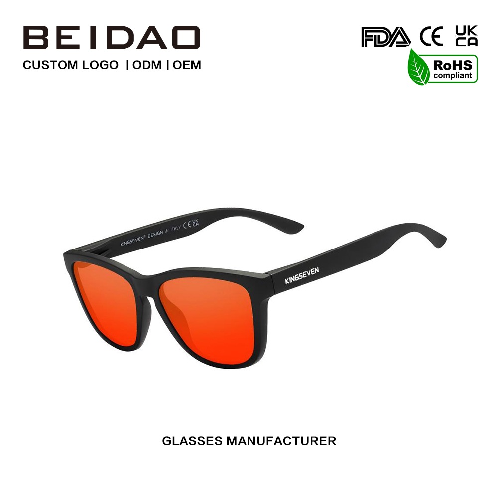 Klassiske firkantede TR90 polariserede solbriller