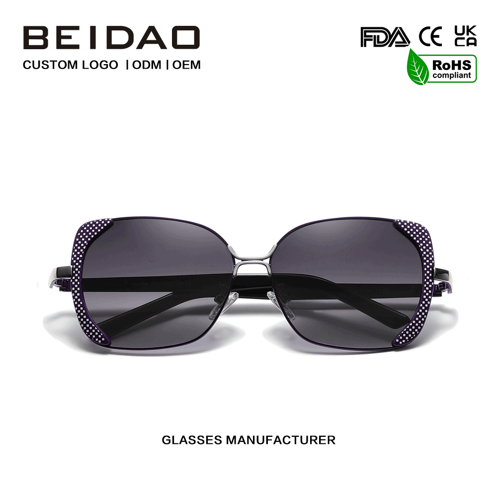 Fashion Oversized Butterfly Polarized Gradient Solbriller