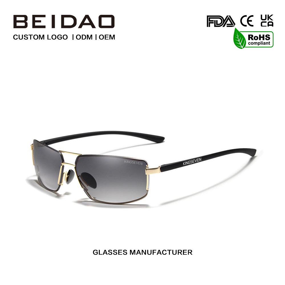 Hot sælgende mode aluminium polariserede solbriller