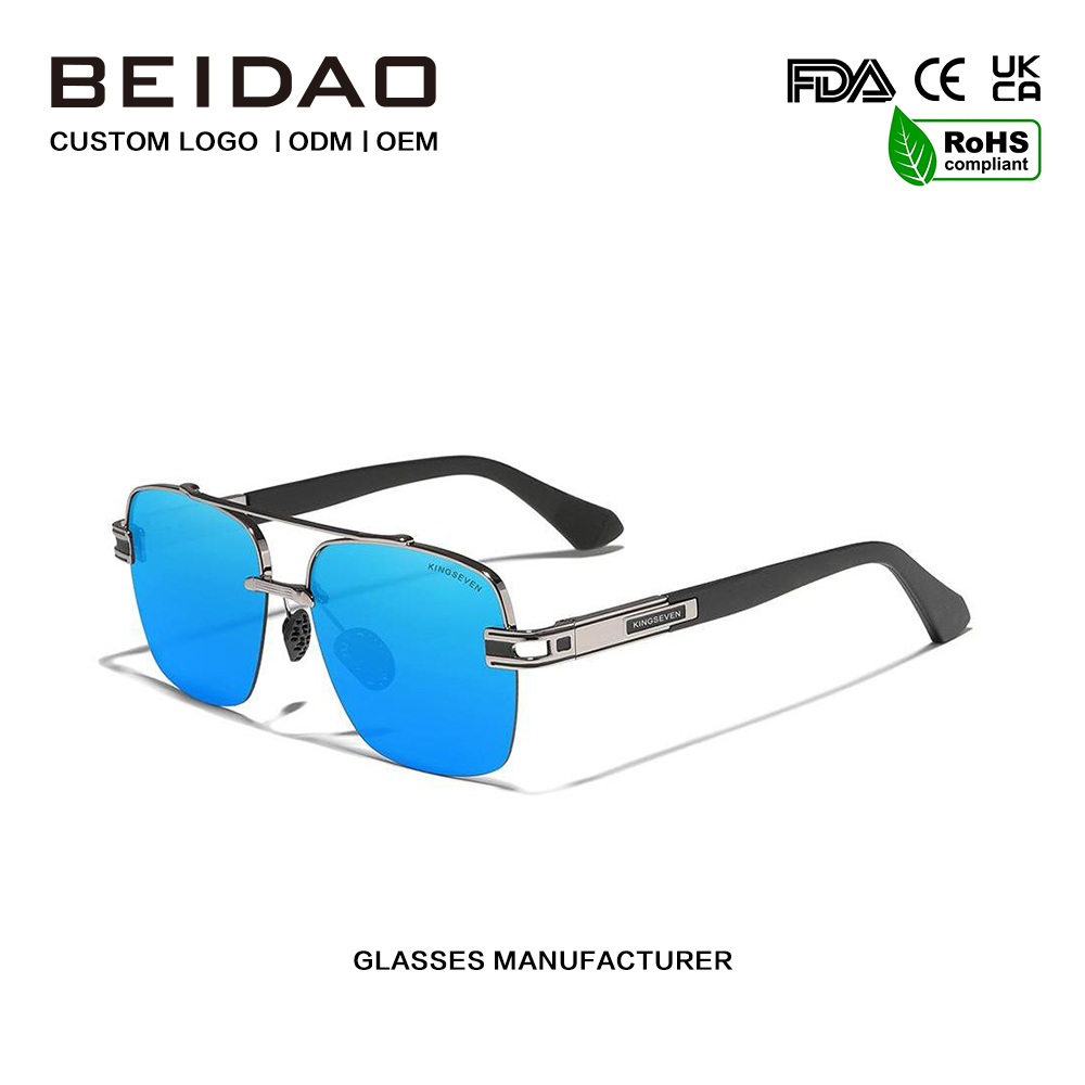 Luksus til mænd farverige retro polariserede solbriller