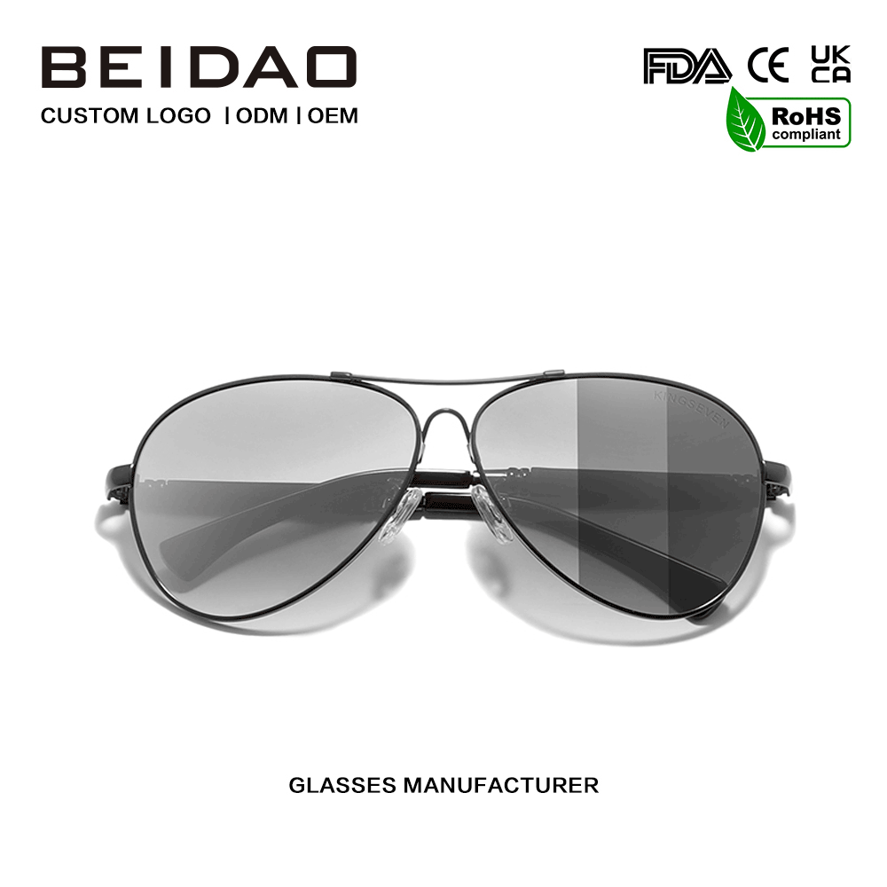 Moderne polariserede fotokromiske linser Alloy Frame Driving Solbriller