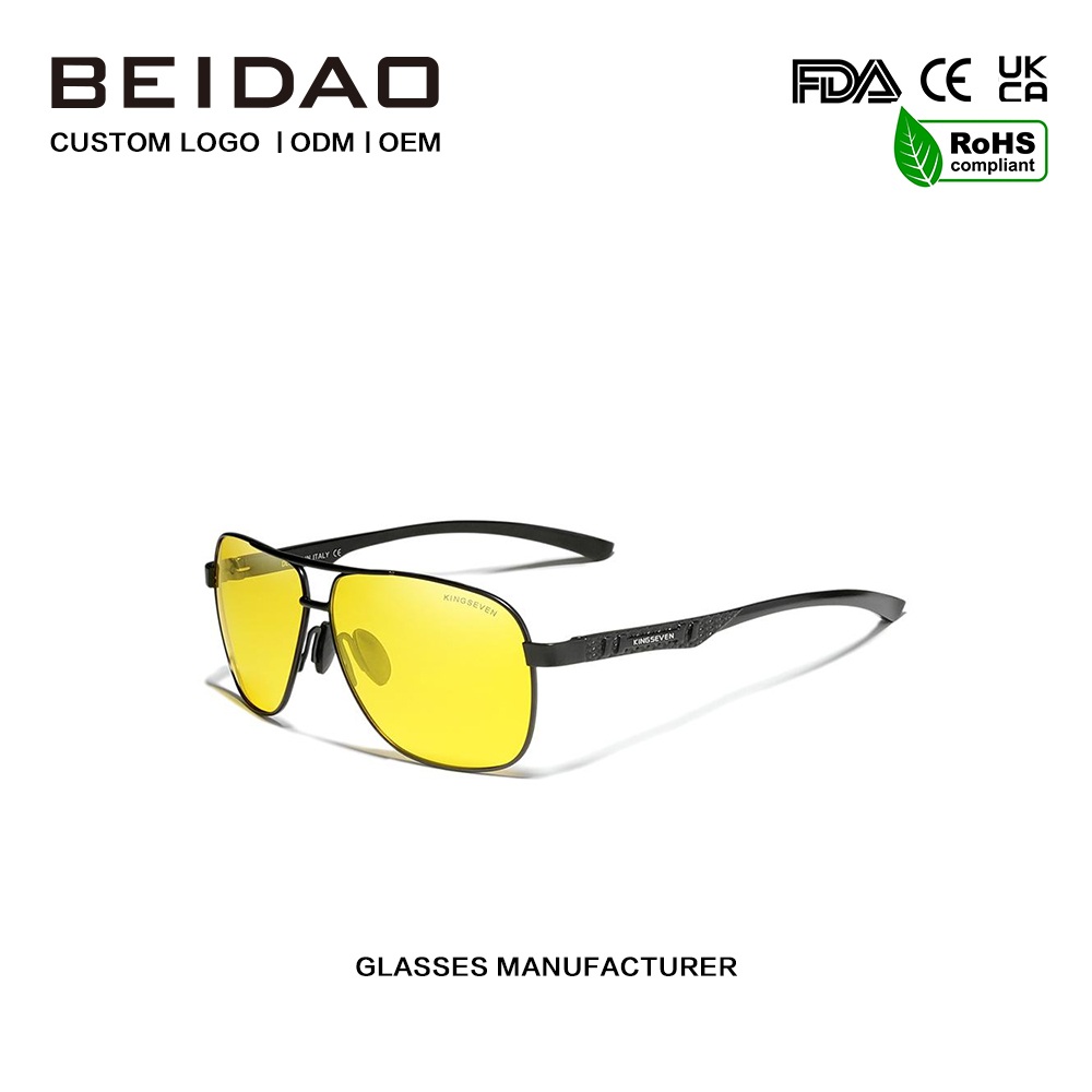 Night Vision håndlavede polariserede solbriller