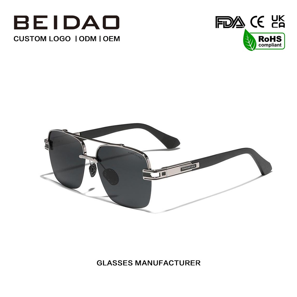 Square Shades farverige retro polariserede solbriller